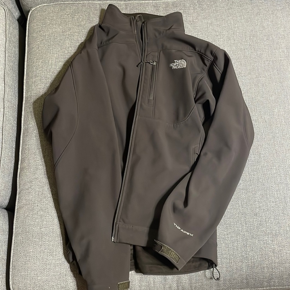 North Face TNF Apex mens brown jacket size large